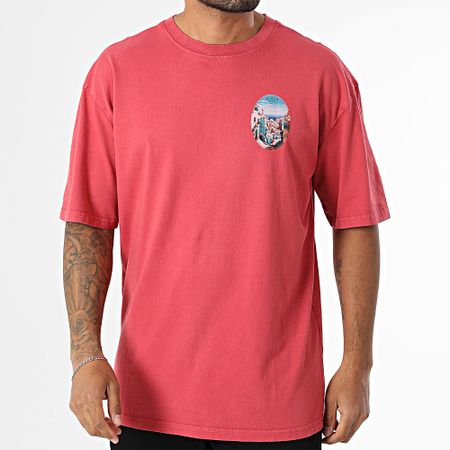 Black Industry - Maglietta oversize Alger 039 Rosso