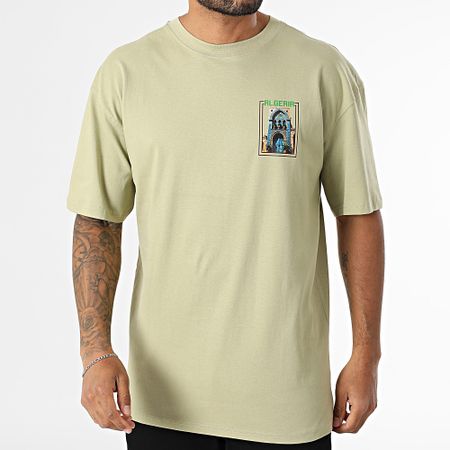 Black Industry - Maglietta oversize Algeria 044 Verde