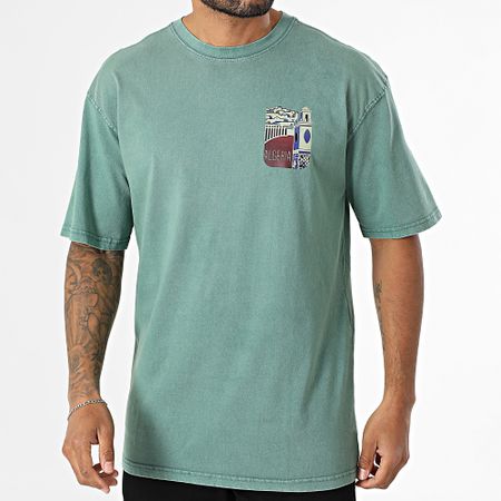 Black Industry - Maglietta oversize Algeria 037 Verde