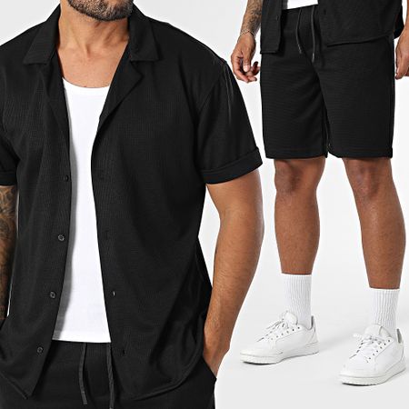 Classic Series - Set camicia e pantaloncini a maniche corte Dove Black