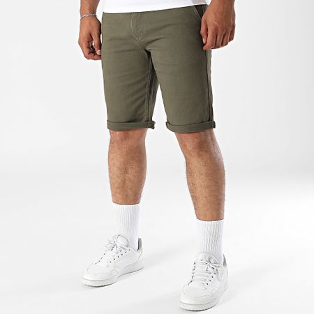 Classic Series - Bary 5 Pantaloncini Chino Verde Khaki