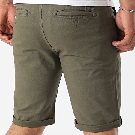Classic Series - Bary 5 Pantaloncini Chino Verde Khaki
