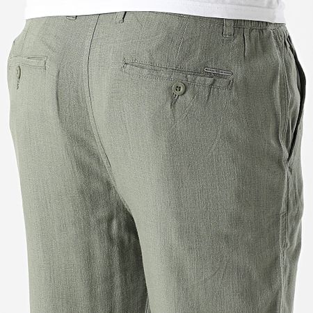 Classic Series - Bali Pantaloncini estivi in lino Khaki Verde