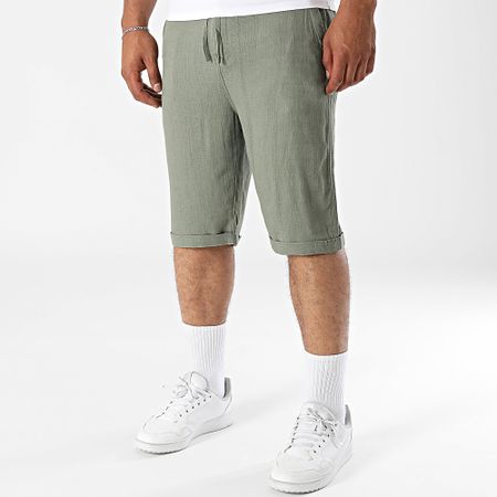Classic Series - Bali Pantaloncini estivi in lino Khaki Verde