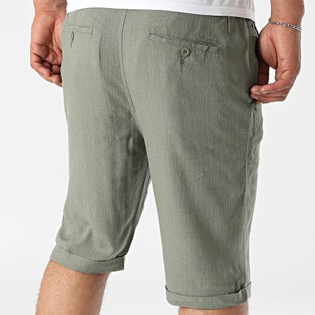 Classic Series - Bali Pantaloncini estivi in lino Khaki Verde