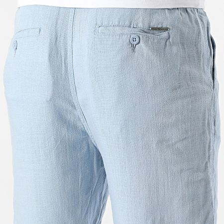 Classic Series - Pantaloncini estivi in lino Bali Azzurro