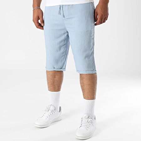 Classic Series - Pantaloncini estivi in lino Bali Azzurro