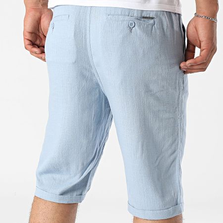 Classic Series - Pantaloncini estivi in lino Bali Azzurro