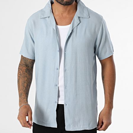 Classic Series - Camicia a maniche corte azzurra