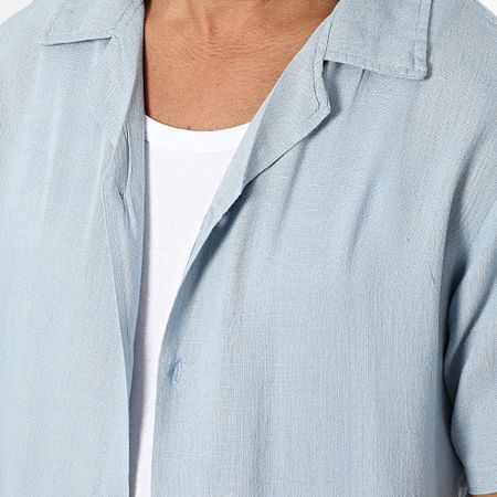 Classic Series - Camicia a maniche corte azzurra