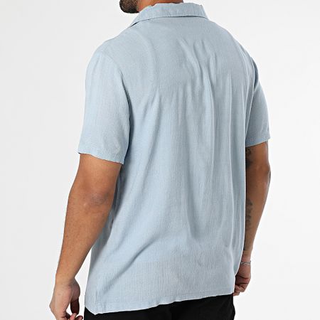 Classic Series - Camicia a maniche corte azzurra
