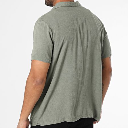 Classic Series - Camicia Leon a maniche corte verde kaki