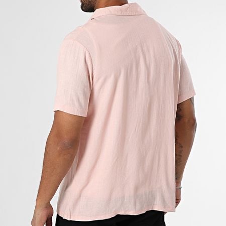 Classic Series - Camicia a maniche corte rosa Leon