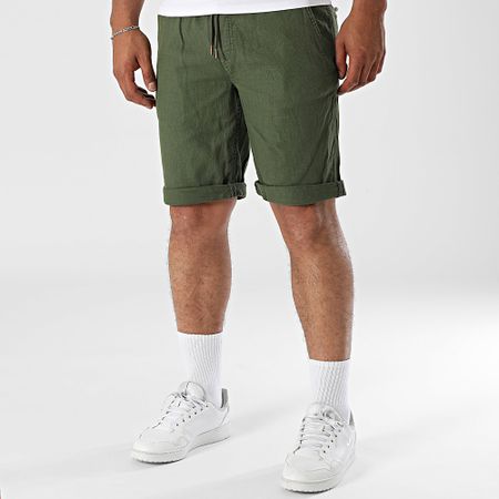 Geographical Norway - Pantaloncini Chino 799 Verde Khaki
