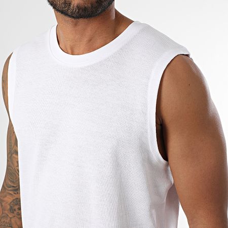 Jack And Jones - Canotta Hydra senza maniche, bianco