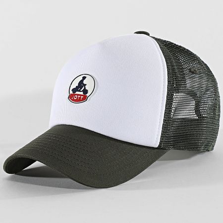 JOTT - Cappello Trucker Sail 2.0 Verde Khaki Bianco