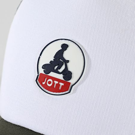 JOTT - Cappello Trucker Sail 2.0 Verde Khaki Bianco