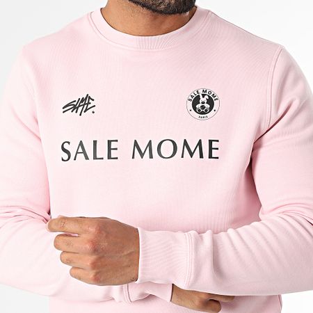 Sale Môme Paris - FC Lapin Rose Felpa girocollo nero