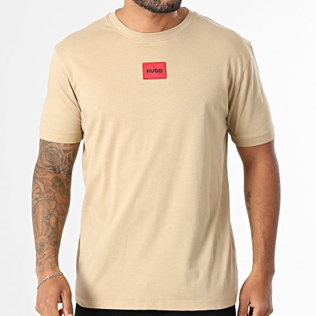 HUGO - Maglietta Diragolino 50447978 Beige