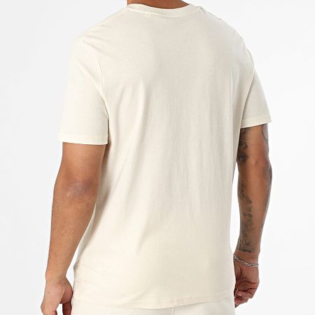 Luxury Lovers - Malibu Sport Club Set di maglietta e pantaloncini da jogging verde beige