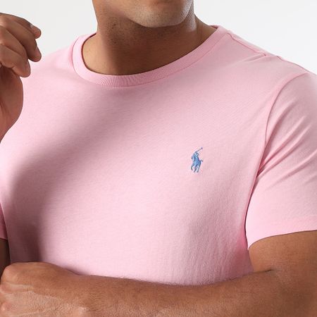 Polo Ralph Lauren - Tee Shirt Original Player Custom Slim Fit Pink