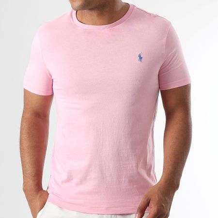 Polo Ralph Lauren - Tee Shirt Original Player Custom Slim Fit Pink