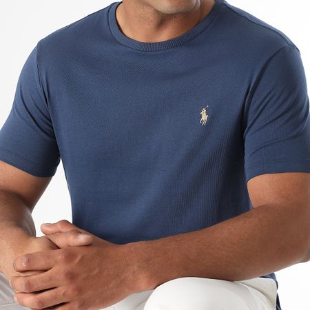 Polo Ralph Lauren - Tee Shirt Original Player Custom Slim Fit Blu navy