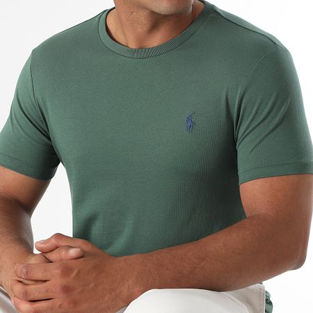 Polo Ralph Lauren - Tee Shirt Original Player Custom Slim Fit Verde Scuro