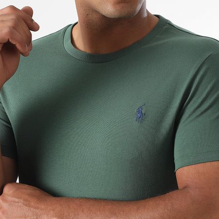Polo Ralph Lauren - Tee Shirt Original Player Custom Slim Fit Verde Scuro
