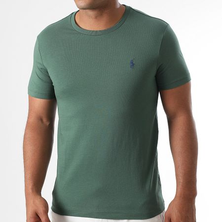 Polo Ralph Lauren - Tee Shirt Original Player Custom Slim Fit Verde Scuro