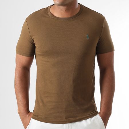 Polo Ralph Lauren - Tee Shirt Original Player Custom Slim Fit Brown