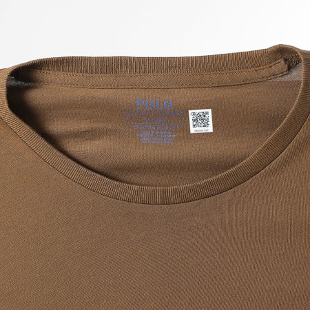 Polo Ralph Lauren - Tee Shirt Original Player Custom Slim Fit Brown