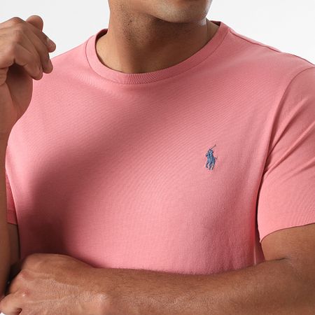 Polo Ralph Lauren - Tee Shirt Original Player Custom Slim Fit Pink
