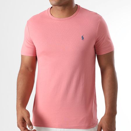 Polo Ralph Lauren - Tee Shirt Original Player Custom Slim Fit Pink