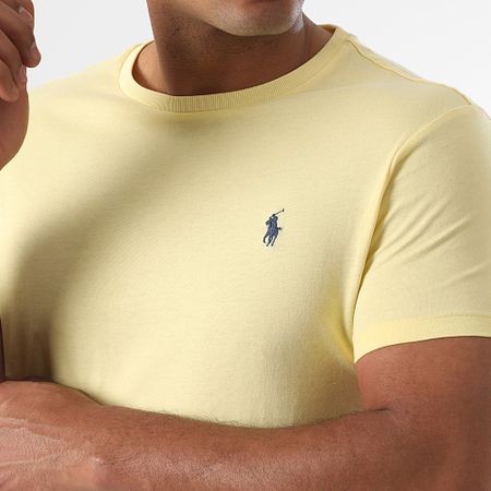 Polo Ralph Lauren - Tee Shirt Original Player Custom Slim Fit Giallo chiaro