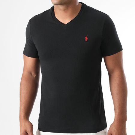 Polo Ralph Lauren - Maglietta Classics con scollo a V Nero