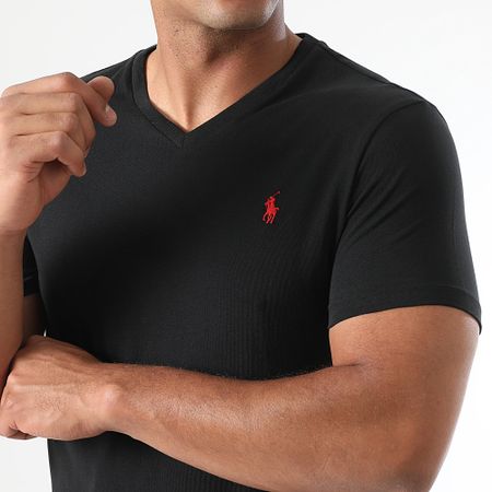 Polo Ralph Lauren - Maglietta Classics con scollo a V Nero