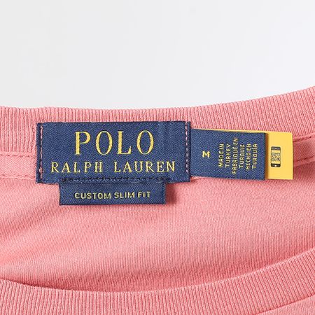 Polo Ralph Lauren - Tee Shirt Custom Slim Flit Classics Rosa