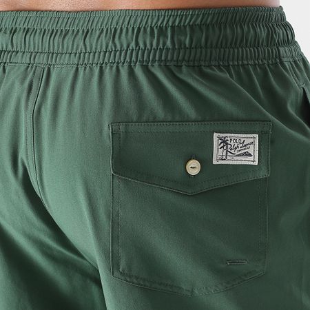 Polo Ralph Lauren - Pantaloncini da bagno Original Player a righe Verde scuro