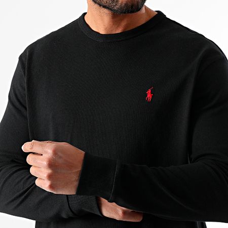 Polo Ralph Lauren - Tee Shirt Manica lunga Original Player Nero