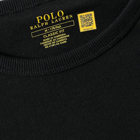 Polo Ralph Lauren - Tee Shirt Manica lunga Original Player Nero