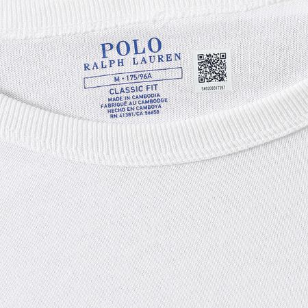Polo Ralph Lauren - Tee Shirt Manica lunga Original Player Bianco