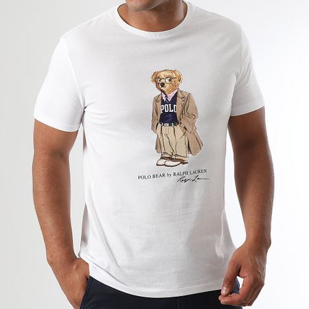Polo Ralph Lauren - Maglietta con orsetto bianco
