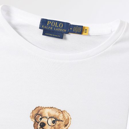 Polo Ralph Lauren - Maglietta con orsetto bianco