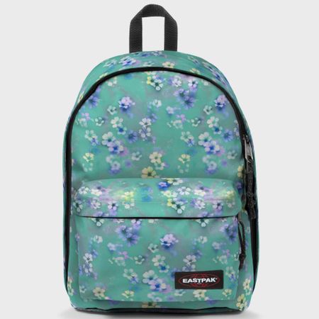 Eastpak - Zaino Out Of Office EK000767 Verde chiaro Blu Viola Floreale
