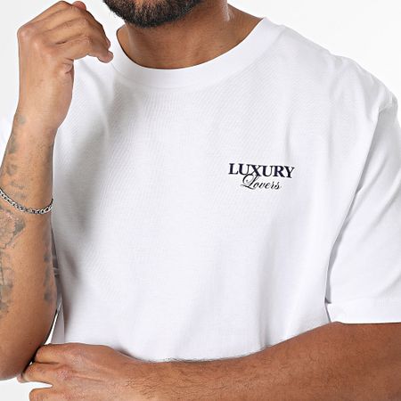 Luxury Lovers - Maglietta oversize Reckless Bianco