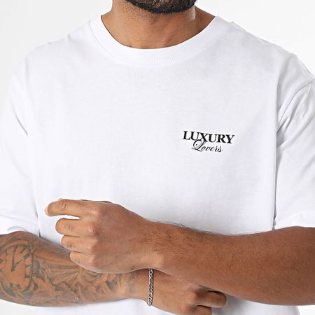 Luxury Lovers - Maglietta Champions Oversize Bianco