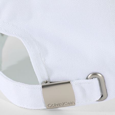 Calvin Klein - Cappello ricamato con monogramma 5024 Bianco