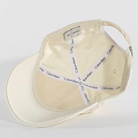 Calvin Klein - Cappello da baseball con ricamo Monologo 5026 Beige chiaro