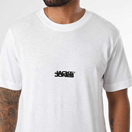 Jack And Jones - Sago Logo Tee Shirt Bianco